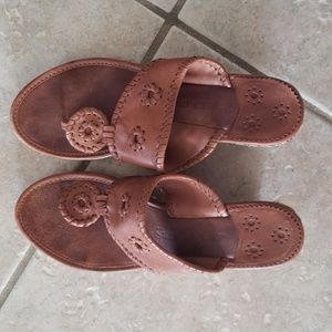 Jack Rogers Neutral wedge sandal